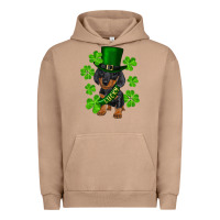 Pigment Burro st. patricks day lucky dachshund puppy Urban Hoodie - RanaPortraitStore