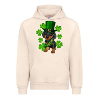Sandshell st. patricks day lucky dachshund puppy Urban Hoodie - RanaPortraitStore