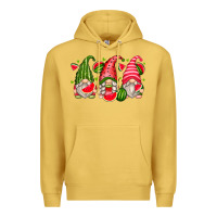 Antique Gold watermelon gnomes Premium Hoodie - Zillion Design Studio