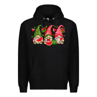 Black watermelon gnomes Premium Hoodie - Zillion Design Studio