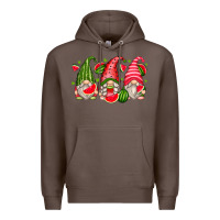 Coffee watermelon gnomes Premium Hoodie - Zillion Design Studio
