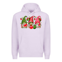 Lilac watermelon gnomes Premium Hoodie - Zillion Design Studio