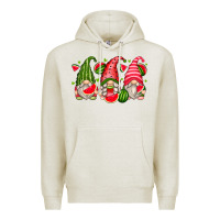 Oatmeal Heather watermelon gnomes Premium Hoodie - Zillion Design Studio
