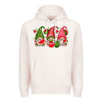 Pale Pink watermelon gnomes Premium Hoodie - Zillion Design Studio