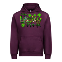Mauve Wine st. patricks day one lucky mama Urban Hoodie - RanaPortraitStore