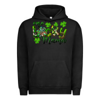 Pigment Black st. patricks day one lucky mama Urban Hoodie - RanaPortraitStore