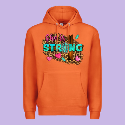 Premium Hoodie she is strong