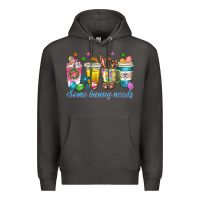 Smoke some bunny needs easter coffee cups Premium Hoodie - texasbilliewilder