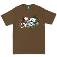 Cacao Merry Christmas Premium Tee - CowhideDigitalArt