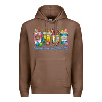 Chestnut some bunny needs easter coffee cups Premium Hoodie - texasbilliewilder