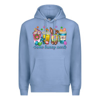 Colony Blue some bunny needs easter coffee cups Premium Hoodie - texasbilliewilder