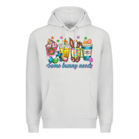 Dove Grey some bunny needs easter coffee cups Premium Hoodie - texasbilliewilder