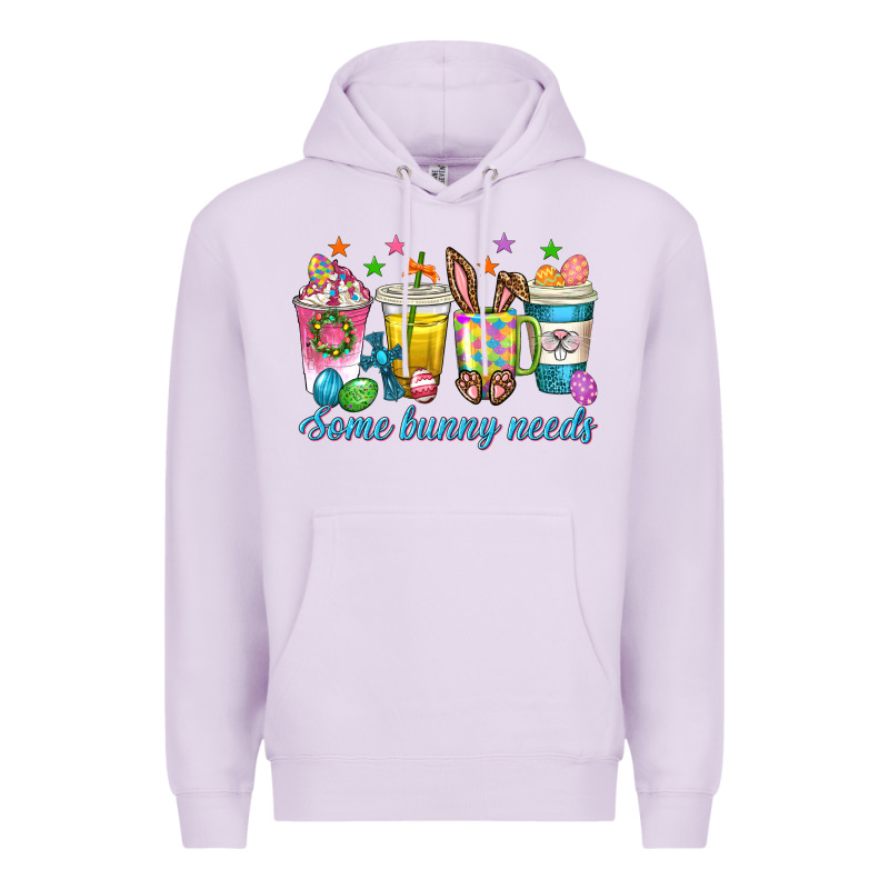 Some Bunny Needs Easter Coffee Cups Premium Hoodie by texasbilliewilder | Teevron