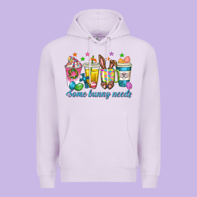 Premium Hoodie some bunny needs easter coffee cups