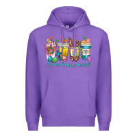 Purple some bunny needs easter coffee cups Premium Hoodie - texasbilliewilder