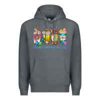 Rock some bunny needs easter coffee cups Premium Hoodie - texasbilliewilder