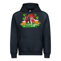 Navy st. patricks day roosters lets get lucked up Urban Hoodie - RanaPortraitStore