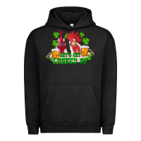 Pigment Black st. patricks day roosters lets get lucked up Urban Hoodie - RanaPortraitStore
