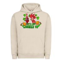 Pigment French Oak st. patricks day roosters lets get lucked up Urban Hoodie - RanaPortraitStore