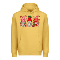 Antique Gold strawberry gnomes Premium Hoodie - Zillion Design Studio