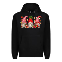 Black strawberry gnomes Premium Hoodie - Zillion Design Studio