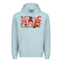 Blue Mist strawberry gnomes Premium Hoodie - Zillion Design Studio