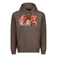 Coffee strawberry gnomes Premium Hoodie - Zillion Design Studio