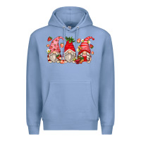 Colony Blue strawberry gnomes Premium Hoodie - Zillion Design Studio
