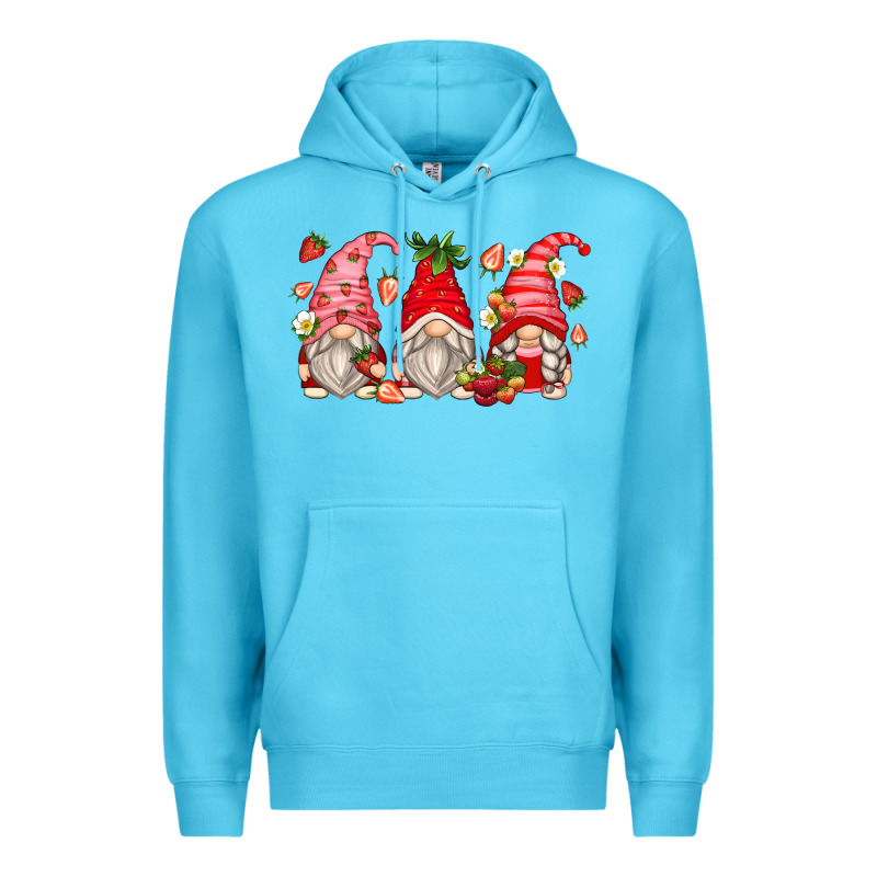 Strawberry Gnomes Premium Hoodie by Zillion Design Studio | Teevron