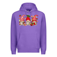 Purple strawberry gnomes Premium Hoodie - Zillion Design Studio