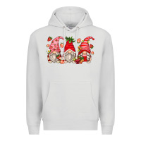 Dove Grey strawberry gnomes Premium Hoodie - Zillion Design Studio