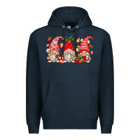 Navy strawberry gnomes Premium Hoodie - Zillion Design Studio