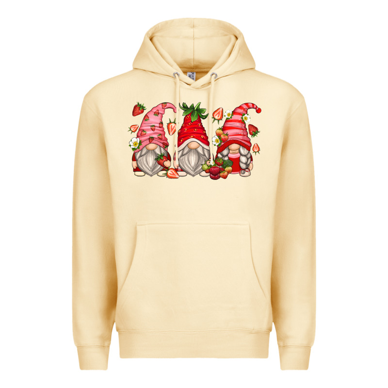 Strawberry Gnomes Premium Hoodie by Zillion Design Studio | Teevron