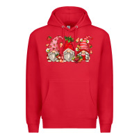 Red strawberry gnomes Premium Hoodie - Zillion Design Studio
