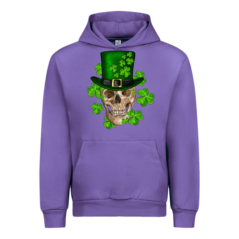 St. Patricks Day Skull Urban Hoodie by RanaPortraitStore | Teevron