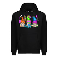 Black nail tech gnomes Premium Hoodie - Zillion Design Studio