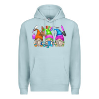 Blue Mist nail tech gnomes Premium Hoodie - Zillion Design Studio