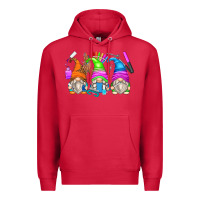 Cardinal nail tech gnomes Premium Hoodie - Zillion Design Studio