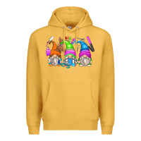 Mustard nail tech gnomes Premium Hoodie - Zillion Design Studio