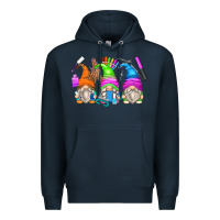 Navy nail tech gnomes Premium Hoodie - Zillion Design Studio