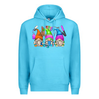 Ocean Blue nail tech gnomes Premium Hoodie - Zillion Design Studio