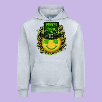 St. Patricks Day Pinch Proof Lucky Face Urban Hoodie Designed By Ranaportraitstore