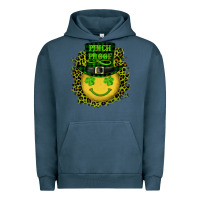 Pigment Midnight Navy st. patricks day pinch proof lucky face Urban Hoodie - RanaPortraitStore