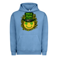Pigment Pebble Blue st. patricks day pinch proof lucky face Urban Hoodie - RanaPortraitStore