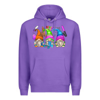 Purple nail tech gnomes Premium Hoodie - Zillion Design Studio