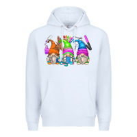 White nail tech gnomes Premium Hoodie - Zillion Design Studio
