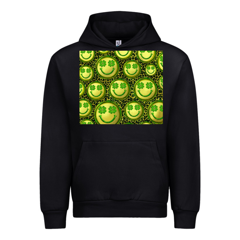 St. Patricks Day Lucky Face Urban Hoodie by RanaPortraitStore | Teevron