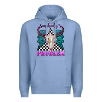 Colony Blue somebodys problem Premium Hoodie - texasbilliewilder