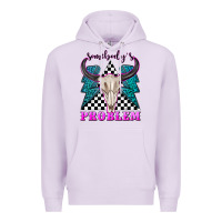 Lilac somebodys problem Premium Hoodie - texasbilliewilder