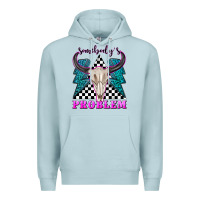 Blue Mist somebodys problem Premium Hoodie - texasbilliewilder